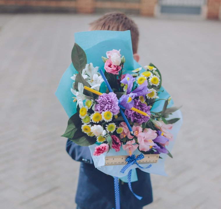 Букетик цветов первоклашки