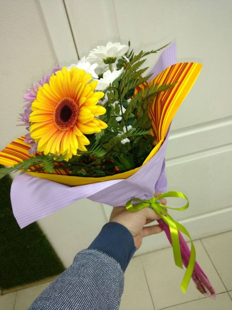 Букет на 1 сентября первокласснику