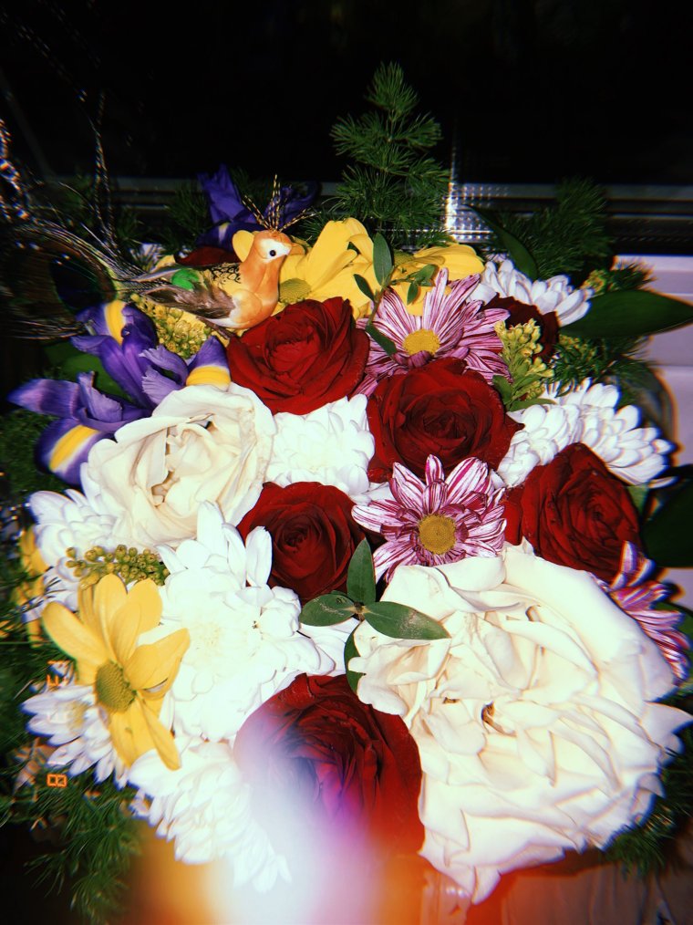 Реальные букеты цветов