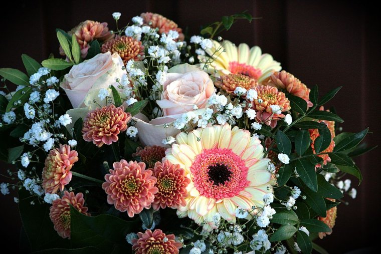 Красивый букет цветов