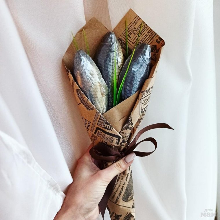 Букет из воблы