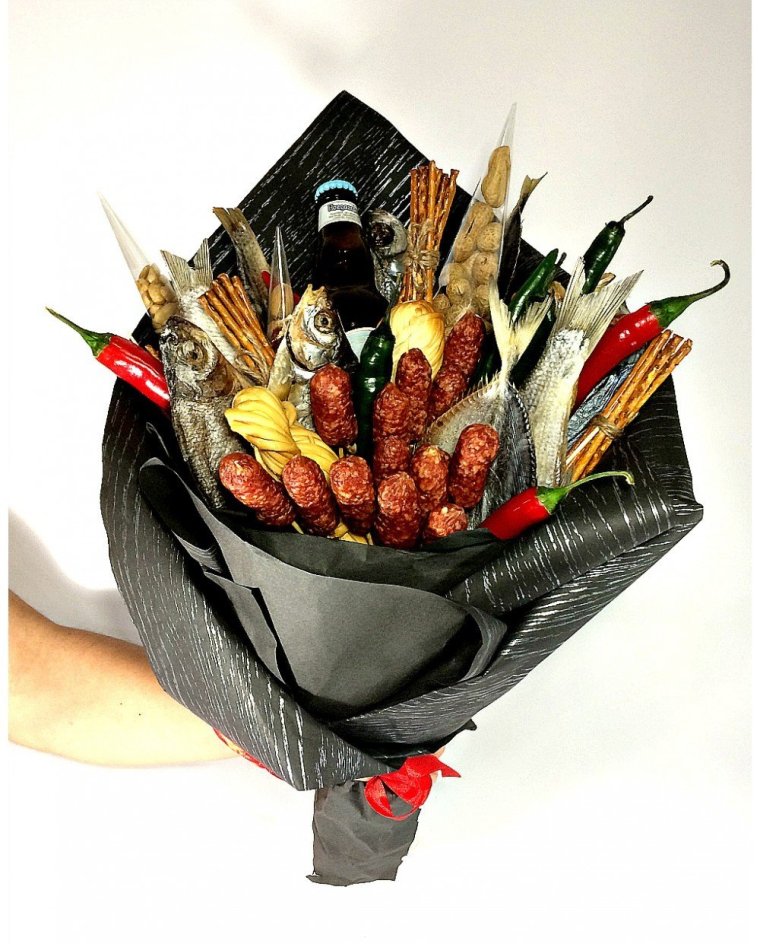 Мужской букет из рыбы