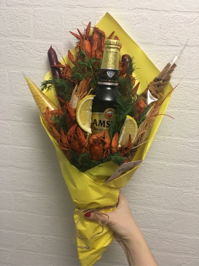 Оригинальные букеты для мужчин