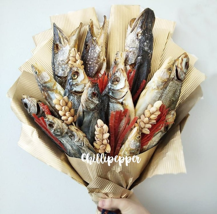 Букет из воблы для мужчины