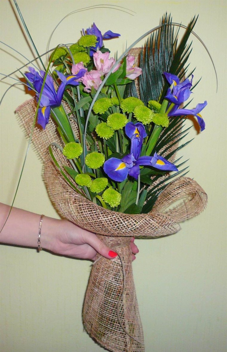 Сетка для упаковки цветов