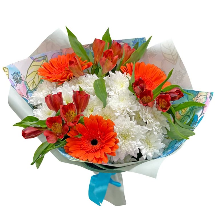 Букет первоклассника экстраиелией