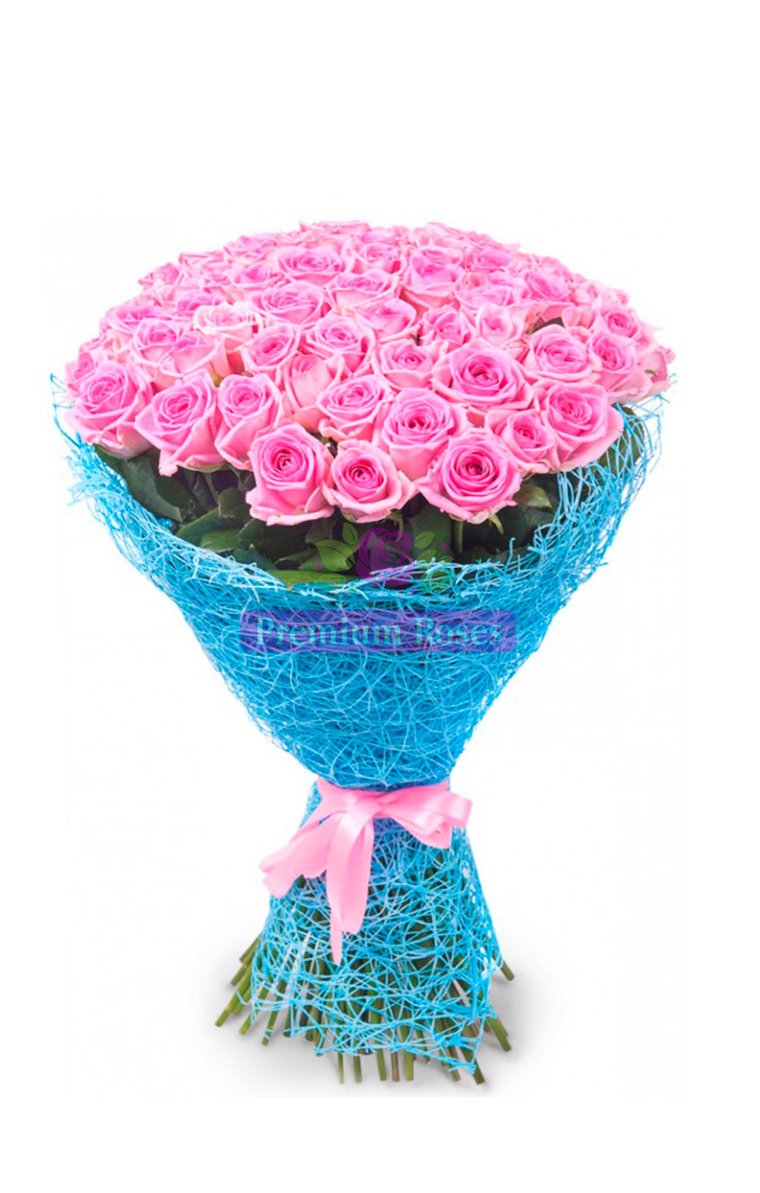 Букет в сетке