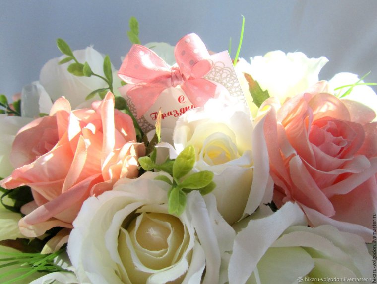 Нежные букеты цветов в коробках