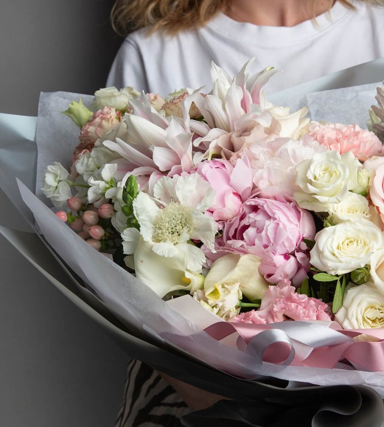 Красивый нежный букет