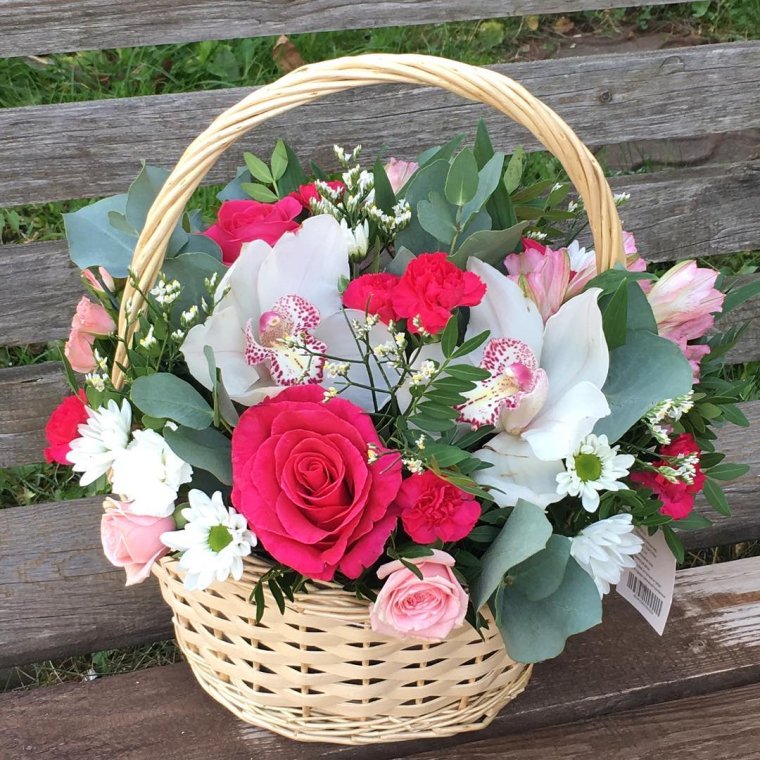 Букет живых цветов