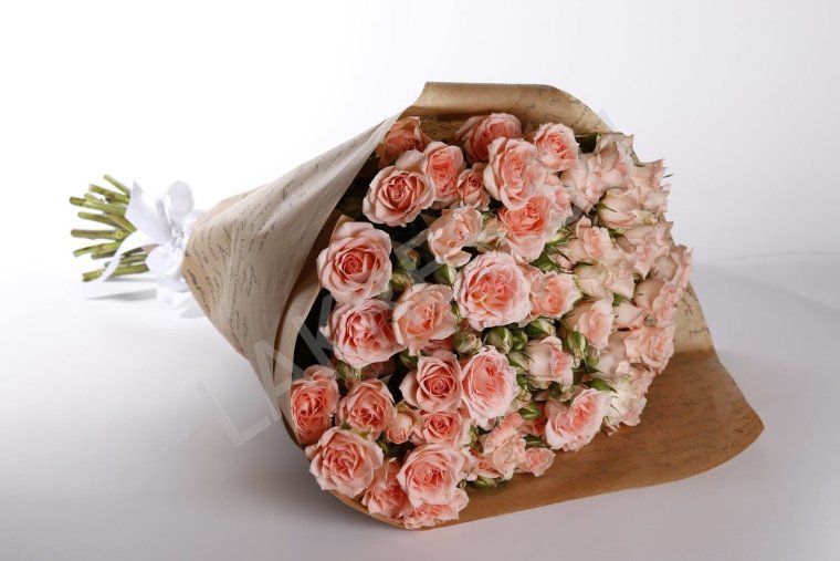 Букеты в крафт бумаге