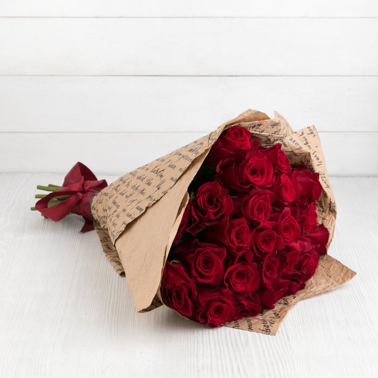 Букет красных роз
