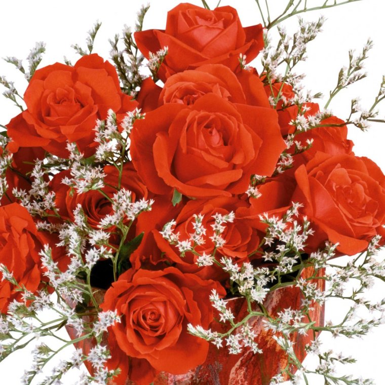 Мерцающие букеты с днем рождения