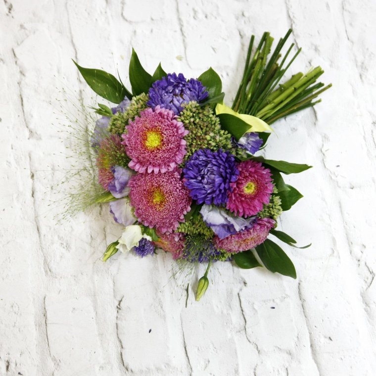 Букет Астра гортензия