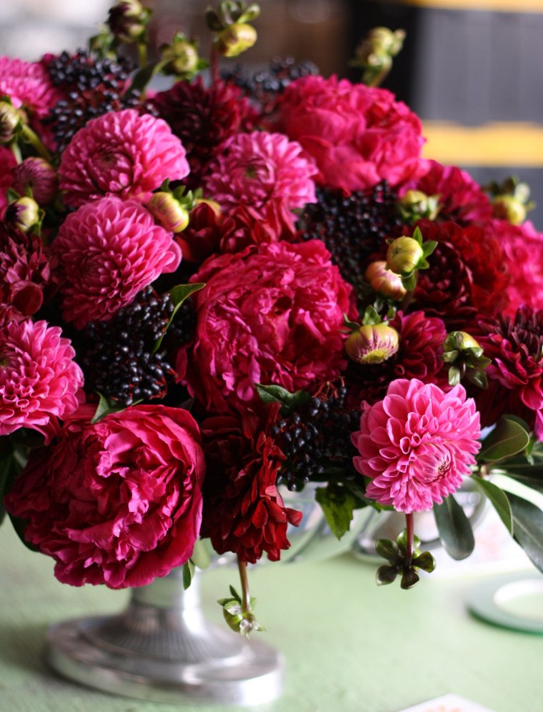 Букеты из новобельгийской астры