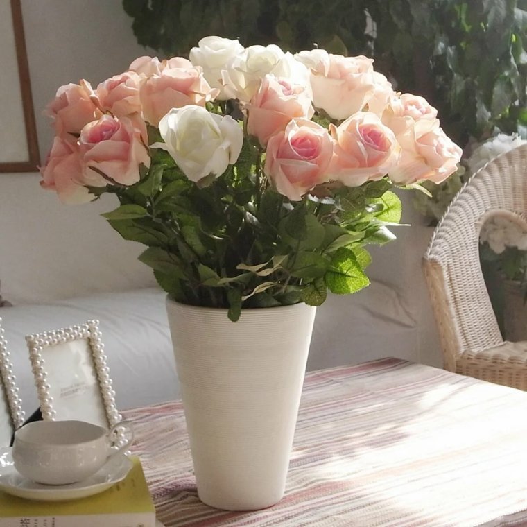 Настоящие букеты цветов