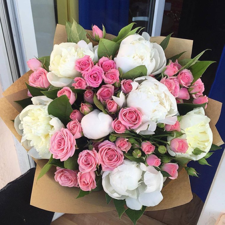 Букет цветов дома