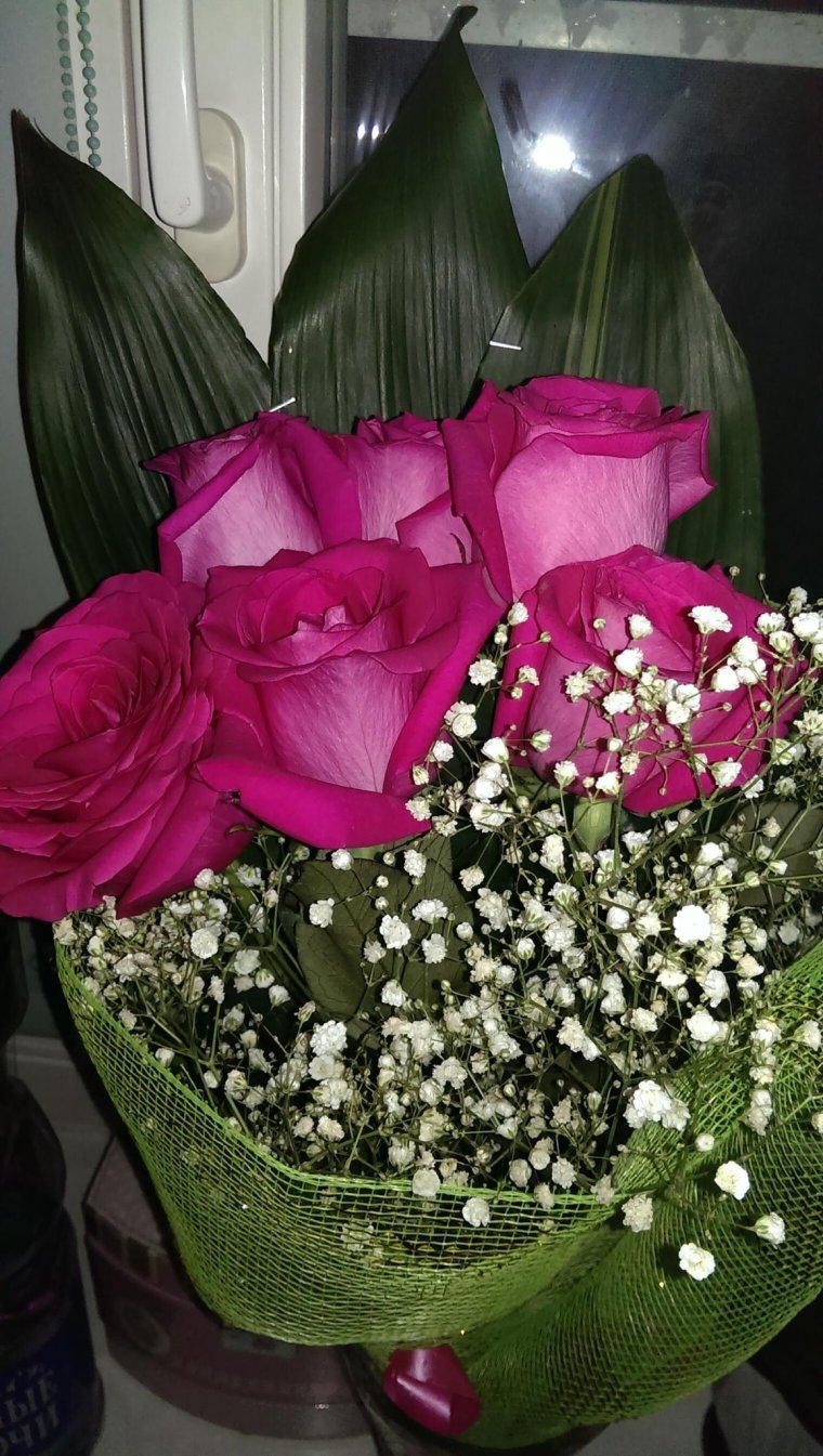 Красивый букет дома