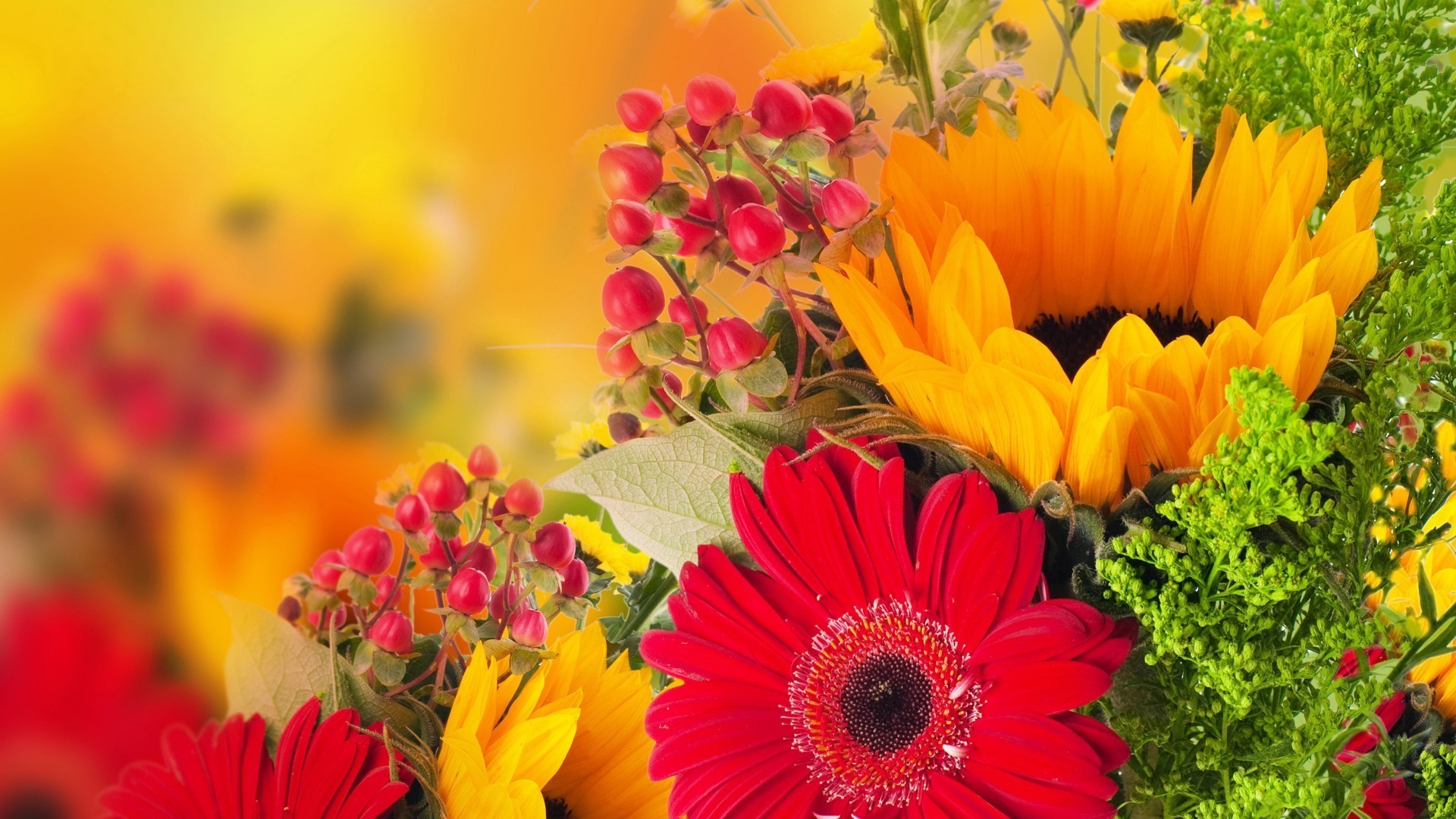 День рождения женщины солнце. Яркие цветы. Летние цветы букет. С днем рождения. Осенняя открытка с днем рождения.