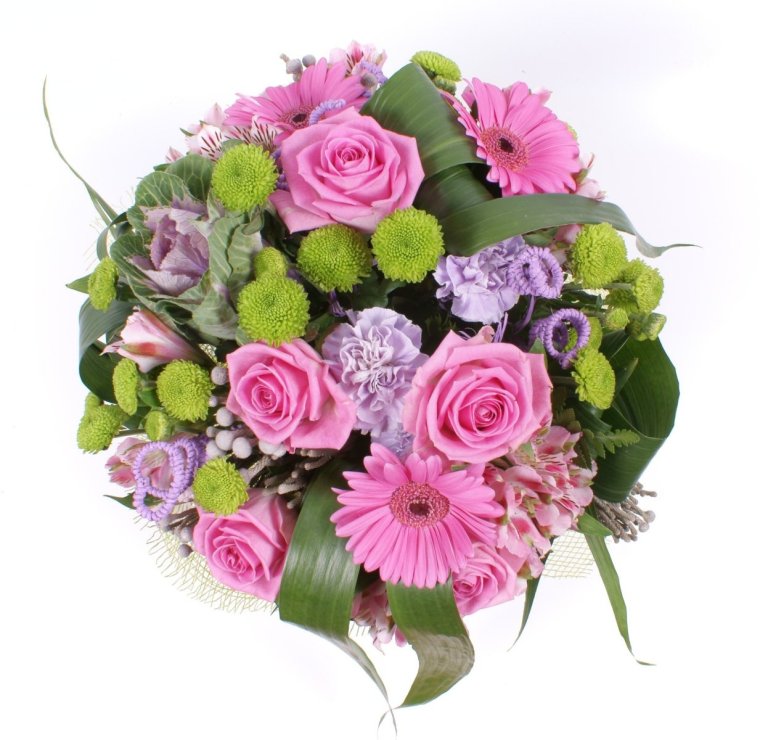 Букет из роз с буквой