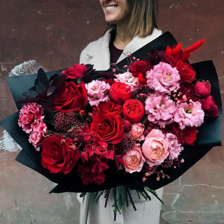 Оформление букетов