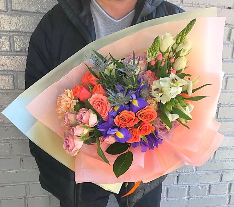 Классический букет для вручения