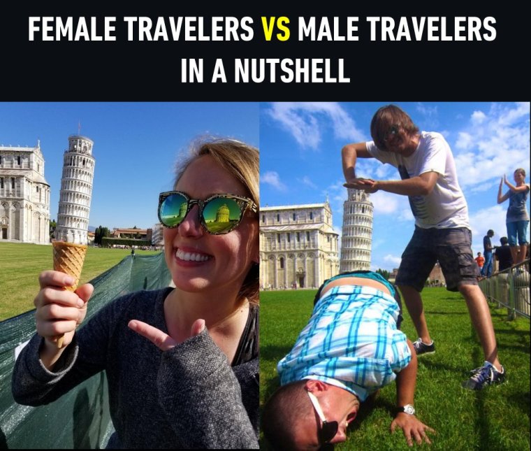 Парни vs девушки Мем