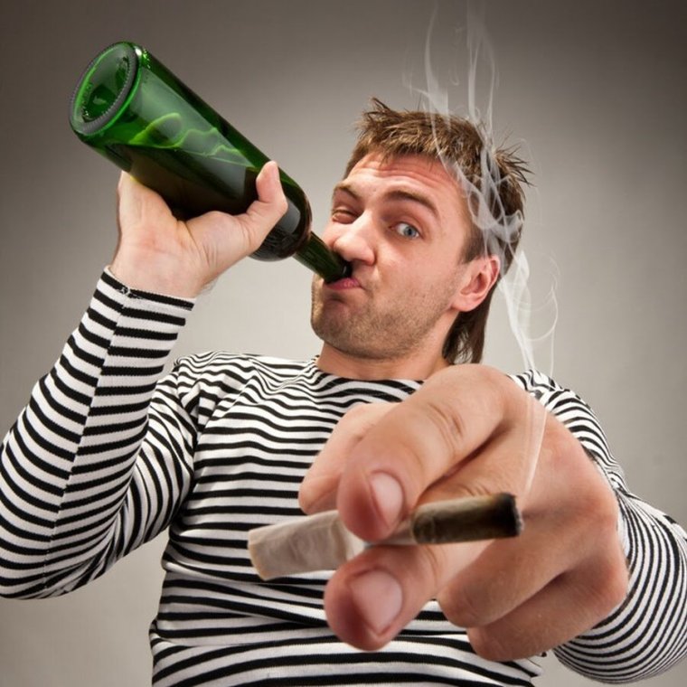 Смешная бутылка