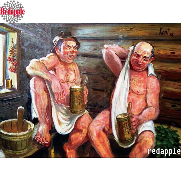 Прикольные картины для бани