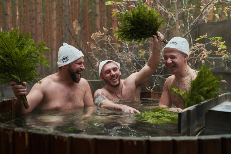 Креативная реклама бани