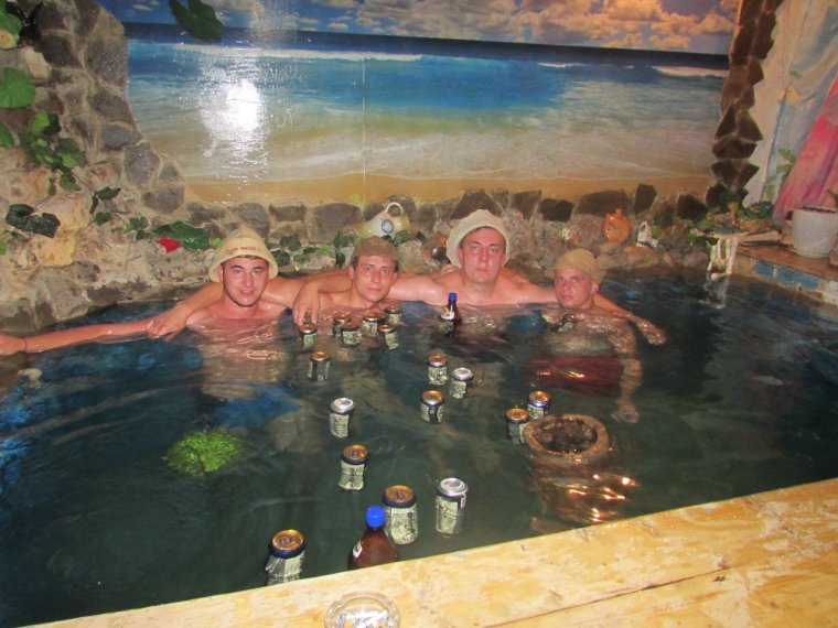 Приколы в сауне