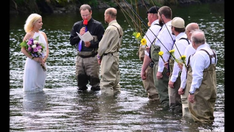 Свадьба на рыбалке