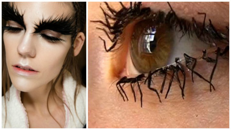 Наращивание ресниц паучьи лапки
