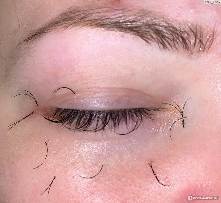 Джессика Харрисон ресницы