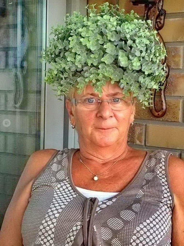 Старушка в очках