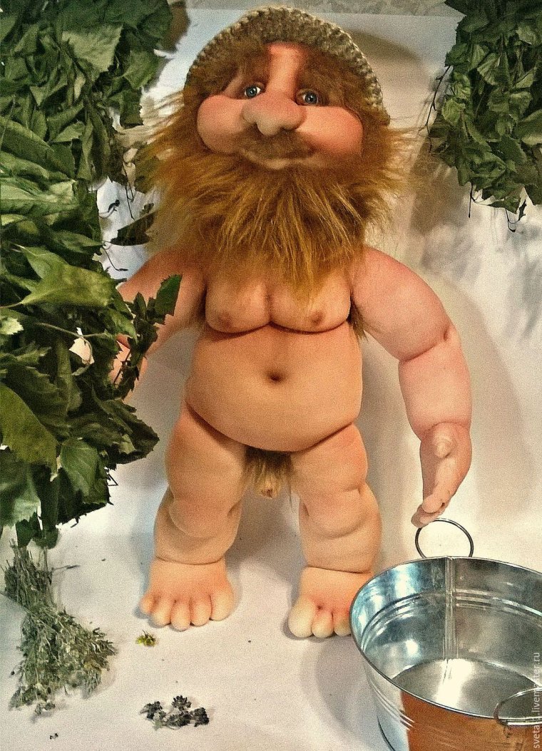 Кукла банщик из капрона