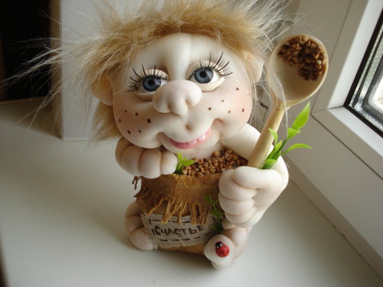 Куклы из капрона Елены Володкевич