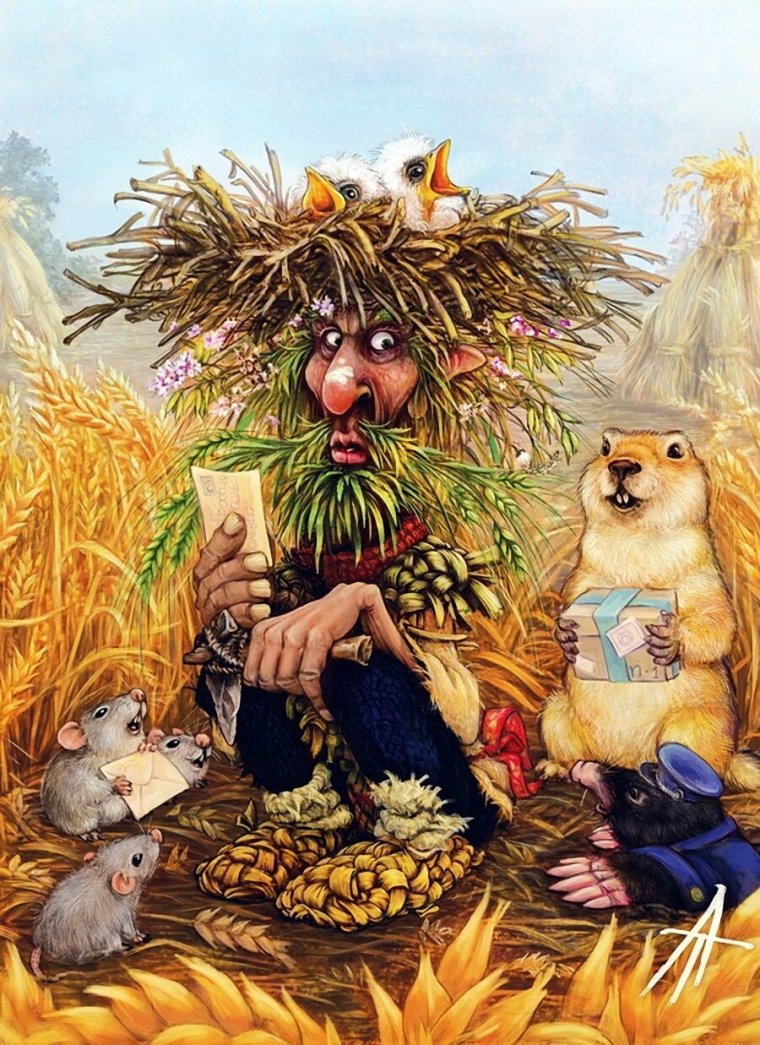 Художник Александр Маскаев кот Кузьма