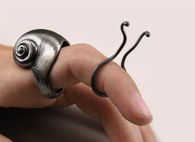 Необычное кольцо в виде еды