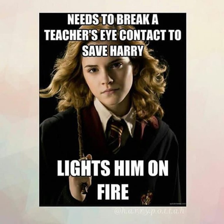 Гарри Поттер и Гермиона приколы