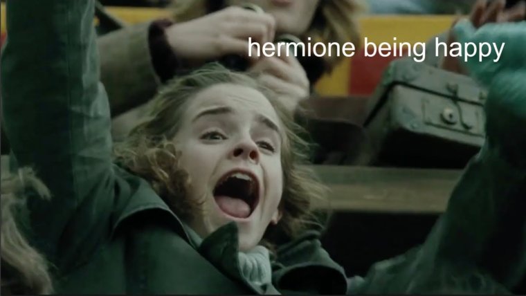 Гарри Поттер и Гермиона Грейнджер и Рон Уизли и Драко Малфой