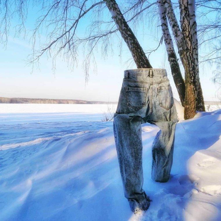 Замерз прикол