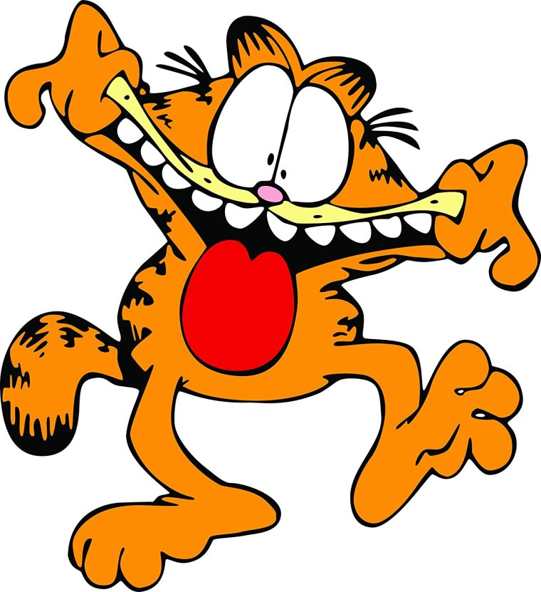 Мультяшка смеется