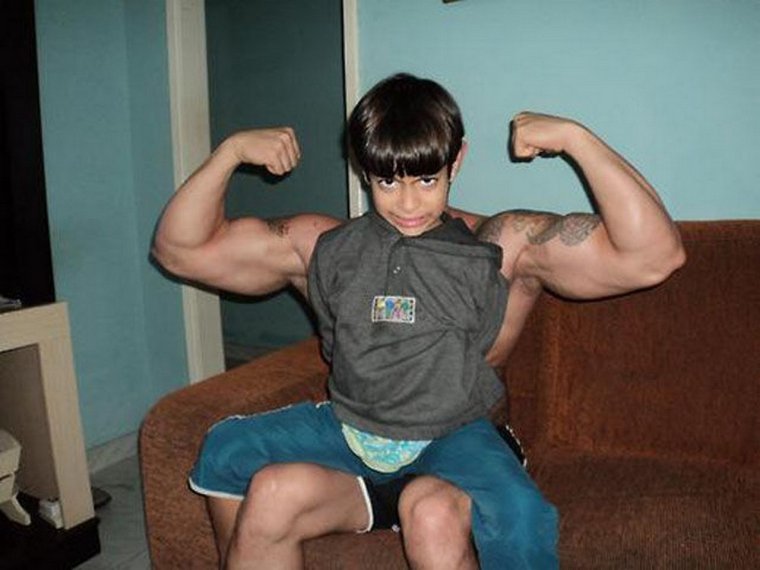 Смешной качок