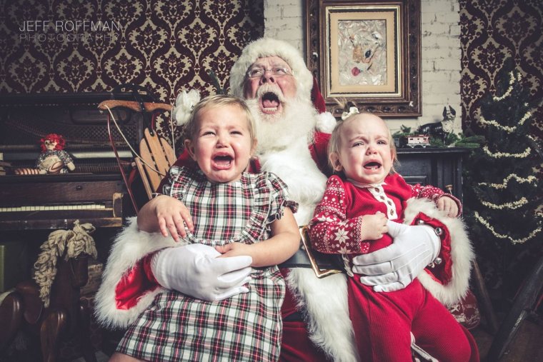 Санта фотосессия