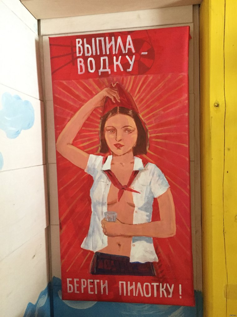 Выпила водки переги пилотку