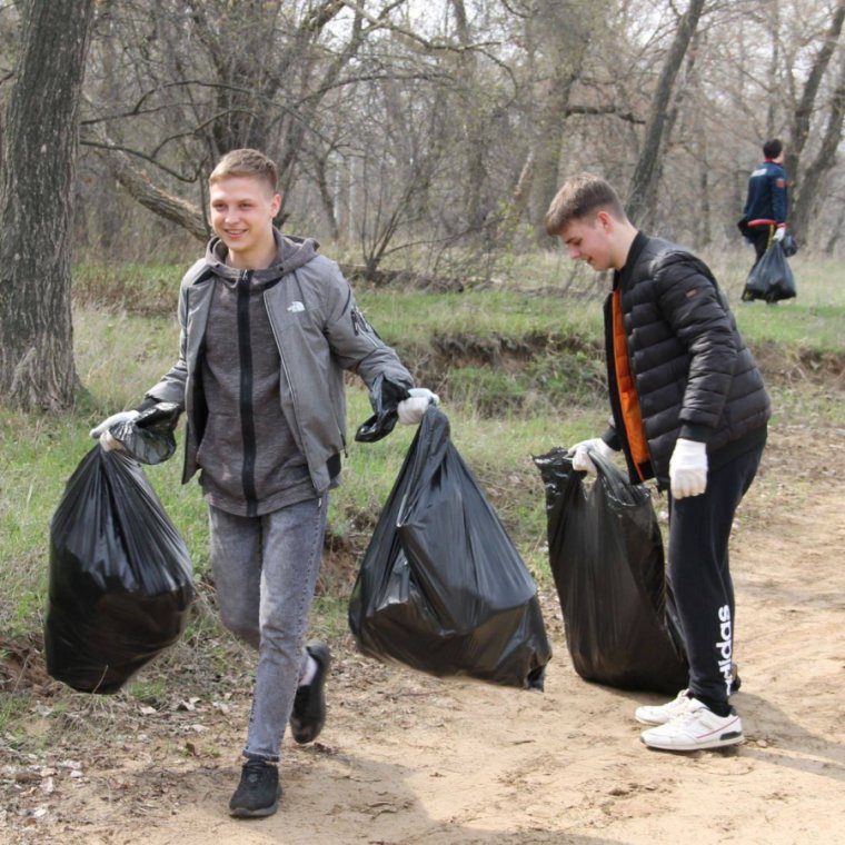 Субботник в Пушкине 2021