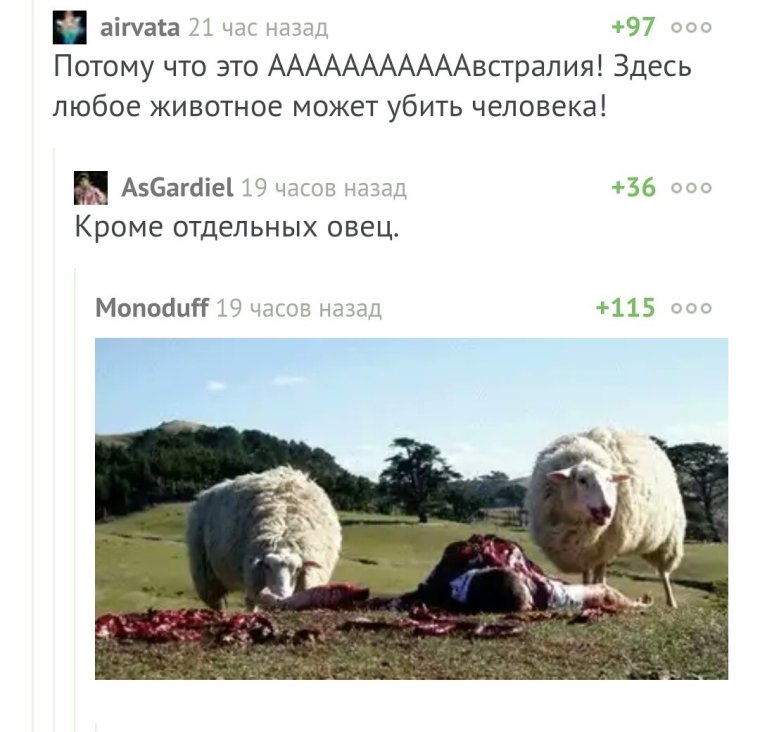 Очень остроумные комментарии