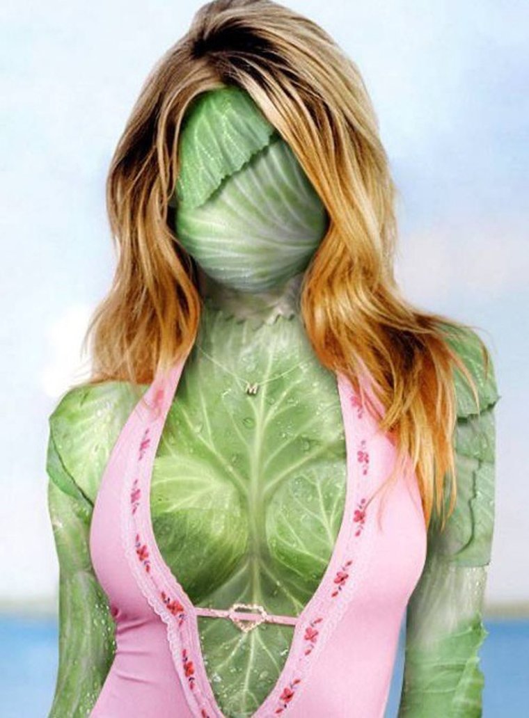 Девушка с капустой