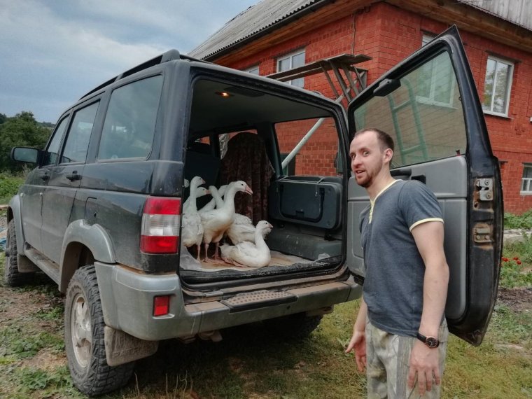 Тащим на УАЗИКЕ